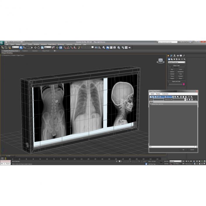 XRay Light Box 3D model