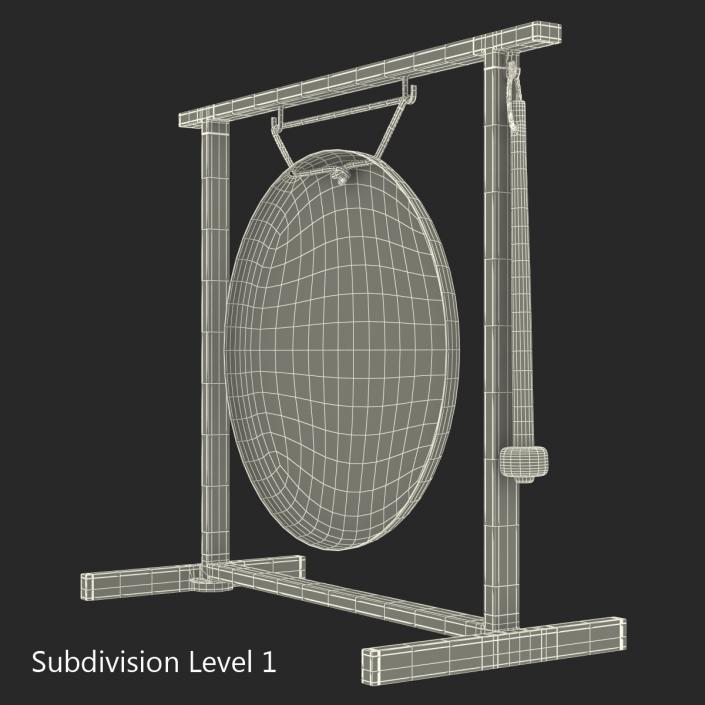 3D model Gong