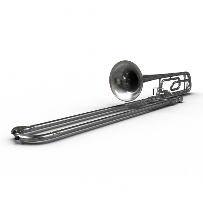 3D model Trombone Silver