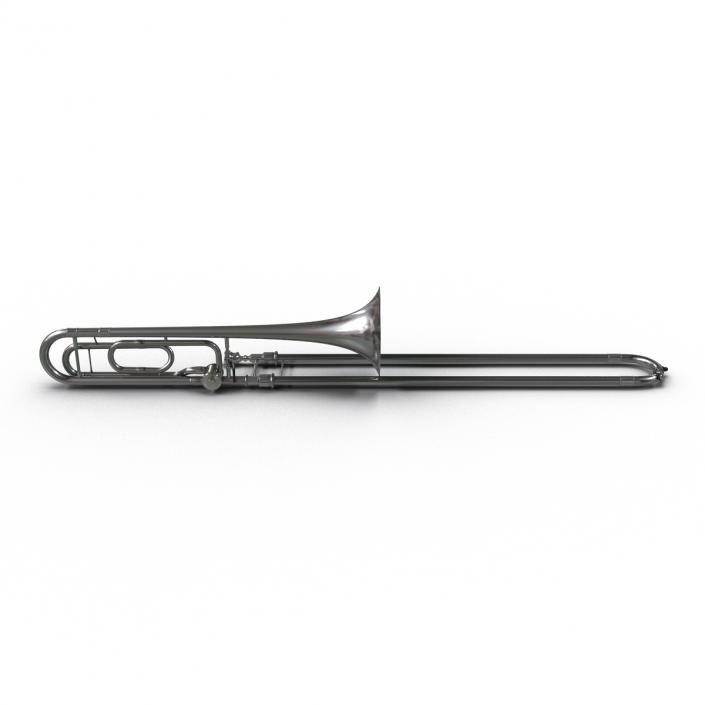 3D model Trombone Silver