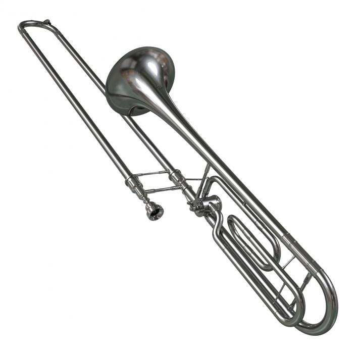 3D model Trombone Silver