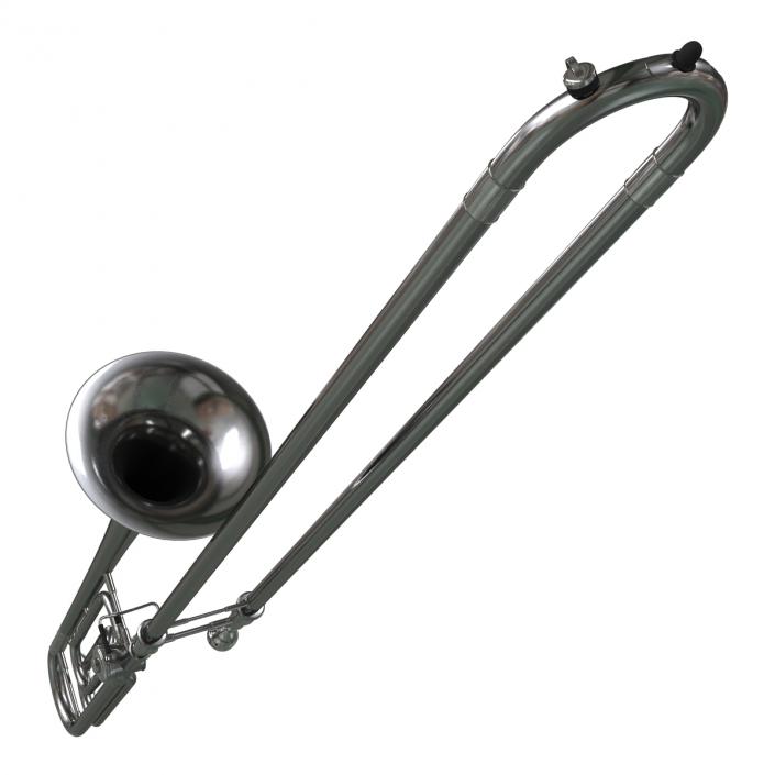 3D model Trombone Silver