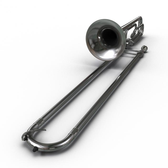 3D model Trombone Silver