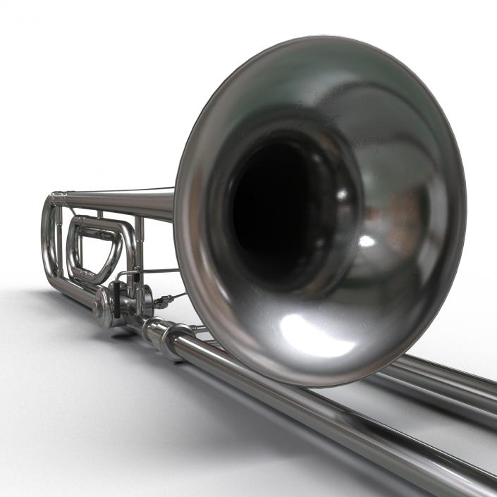 3D model Trombone Silver