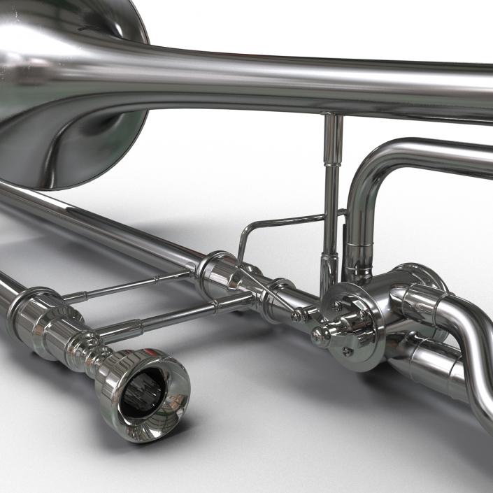 3D model Trombone Silver