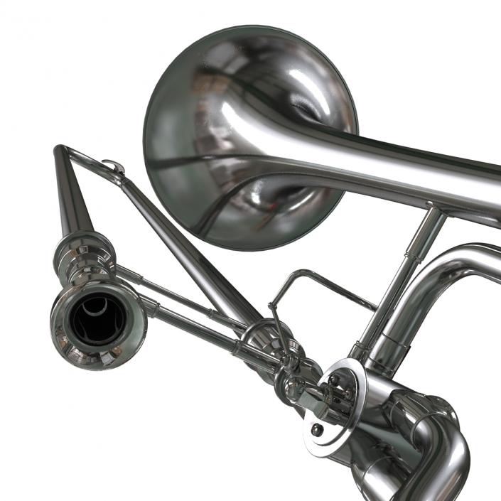 3D model Trombone Silver