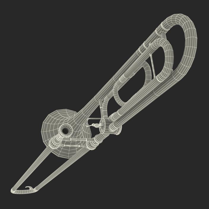 3D model Trombone Silver