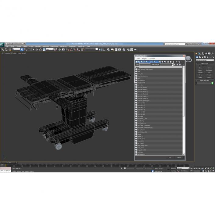 3D Universal Operating Table Generic model