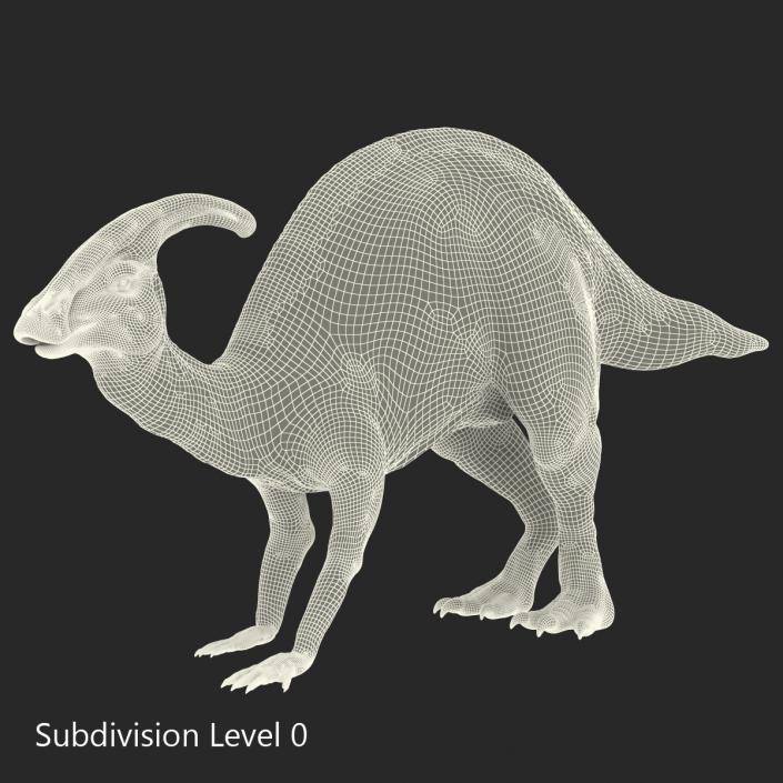 Parasaurolophus Pose 3 3D