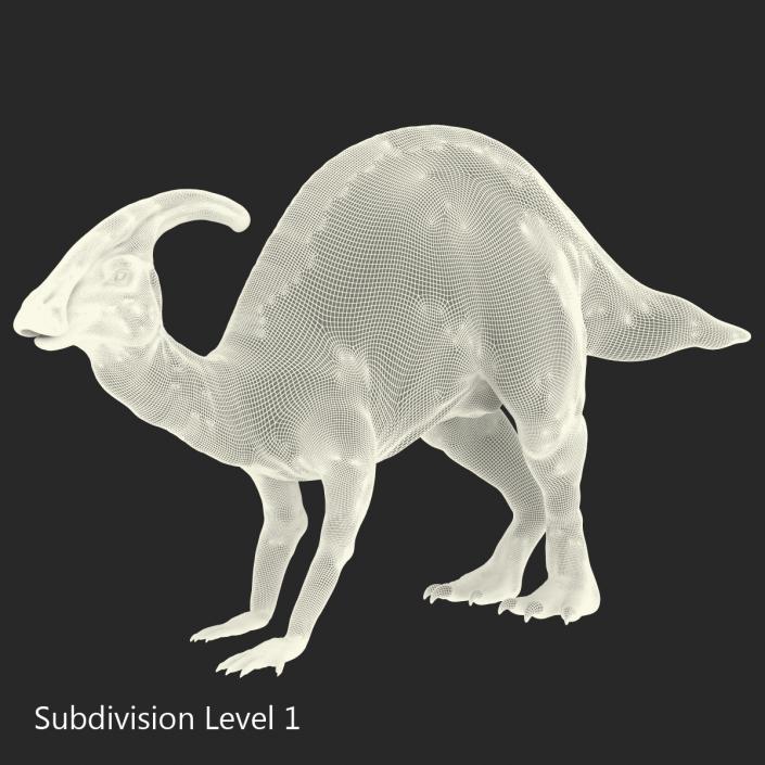 Parasaurolophus Pose 3 3D