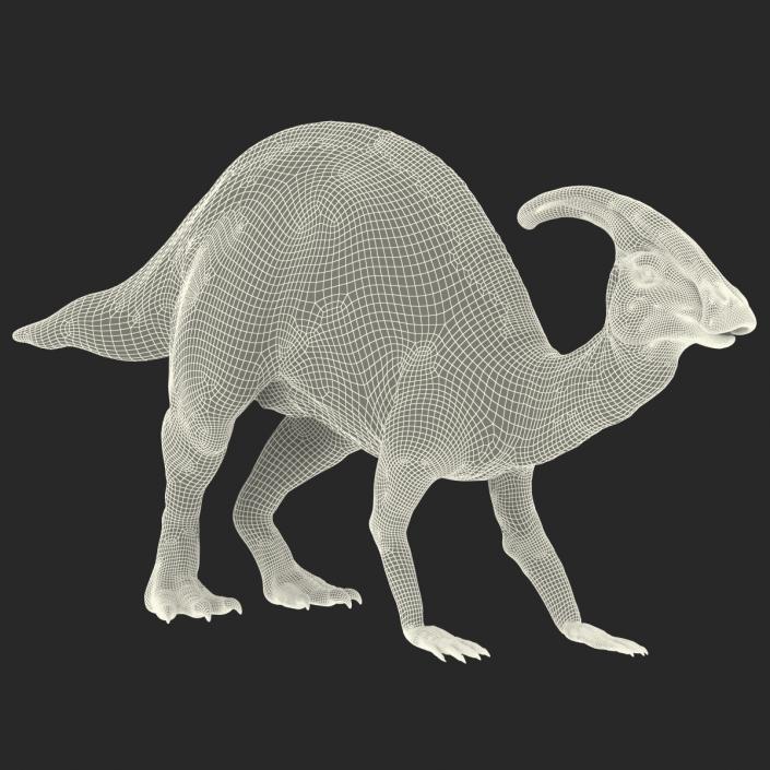 Parasaurolophus Pose 3 3D