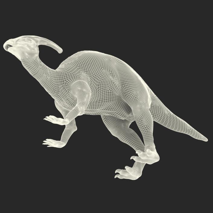 Parasaurolophus Pose 3 3D