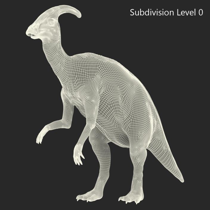 Parasaurolophus Pose 4 3D