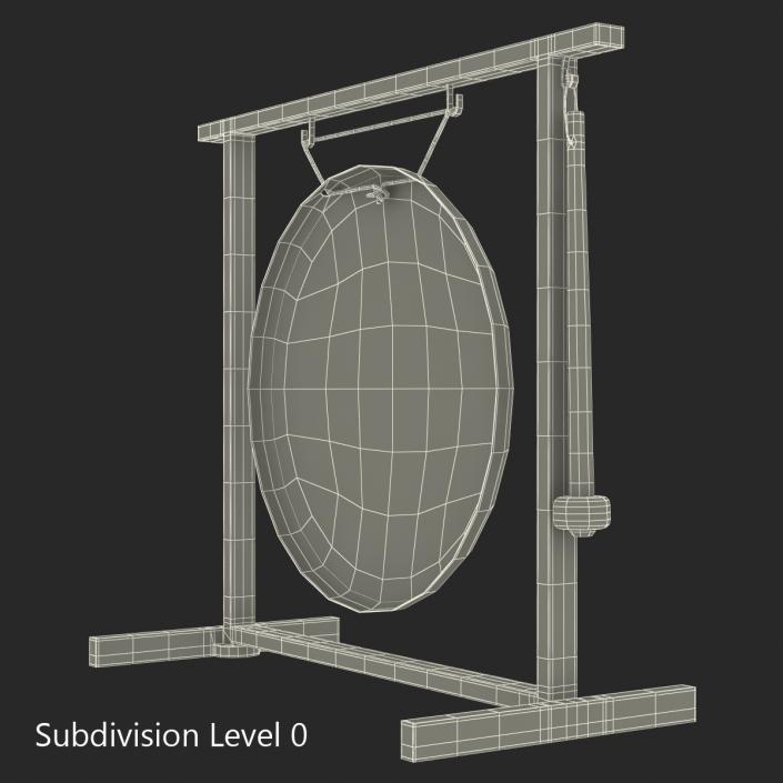 3D model Old Gong