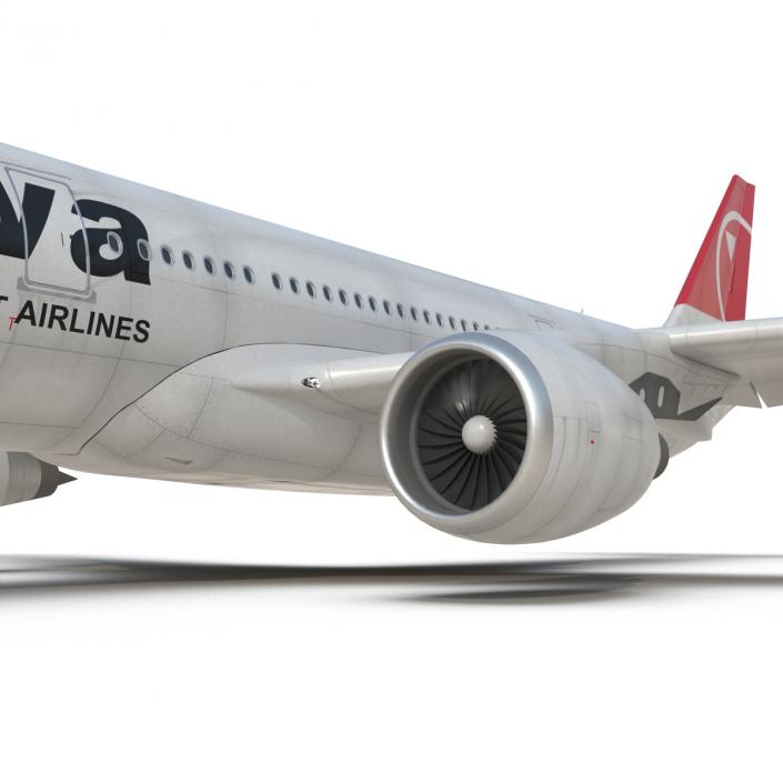 Jet Airliner Airbus A330-200 Northwest Airlines Rigged 3D model