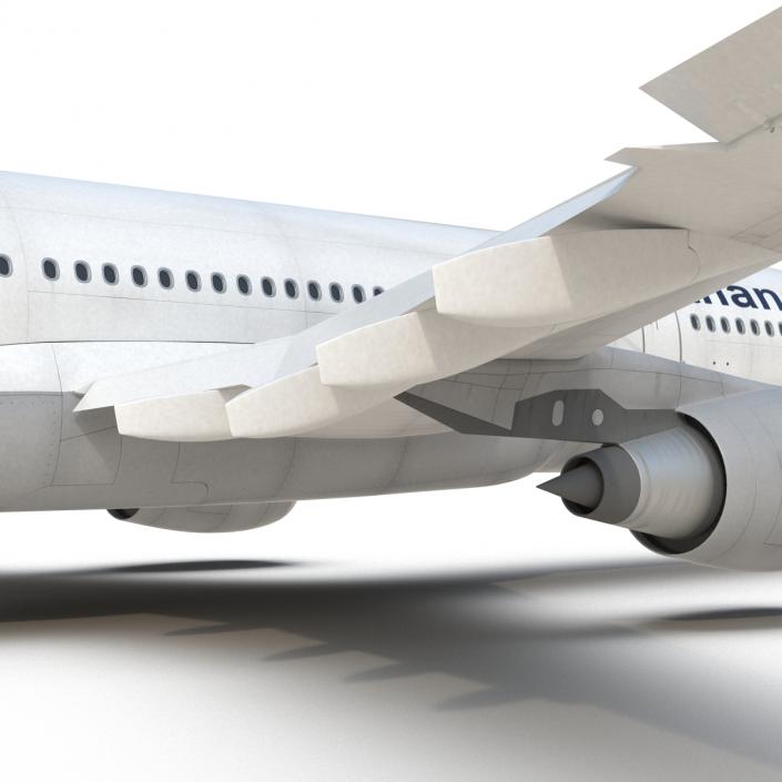 3D model Jet Airliner Airbus A330-200 Lufthansa Rigged