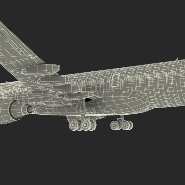 Jet Airliner Airbus A330-200 Cathay Pacfic Rigged 3D model