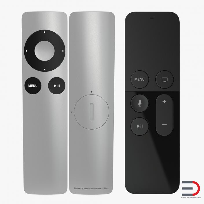 Apple Remotes Collection 3D model