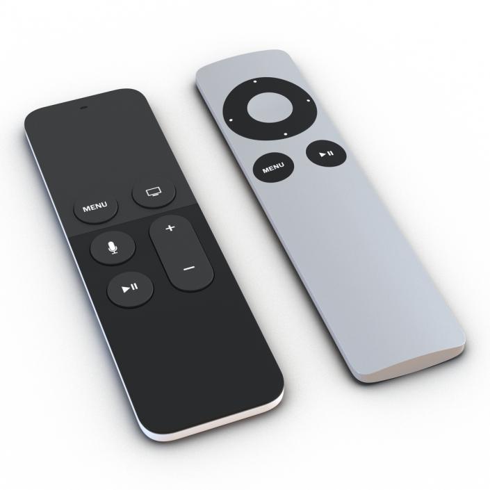 Apple Remotes Collection 3D model