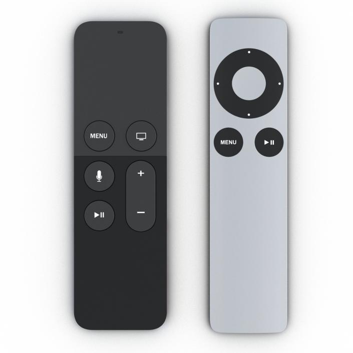 Apple Remotes Collection 3D model