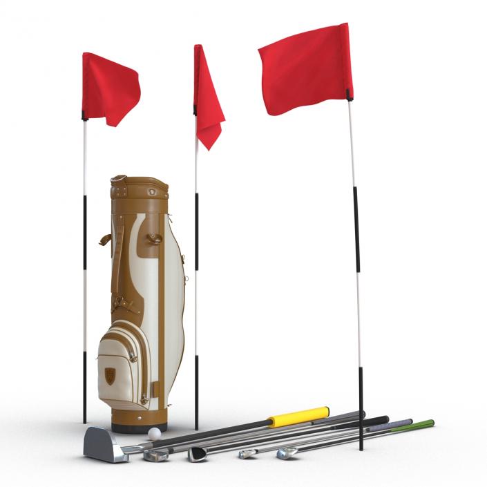 3D model Golf Equipment Collection