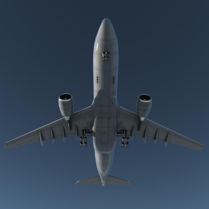 3D model Airbus A330-P2F Cathay Pacific