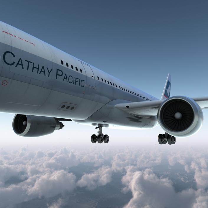 3D model Airbus A330-P2F Cathay Pacific