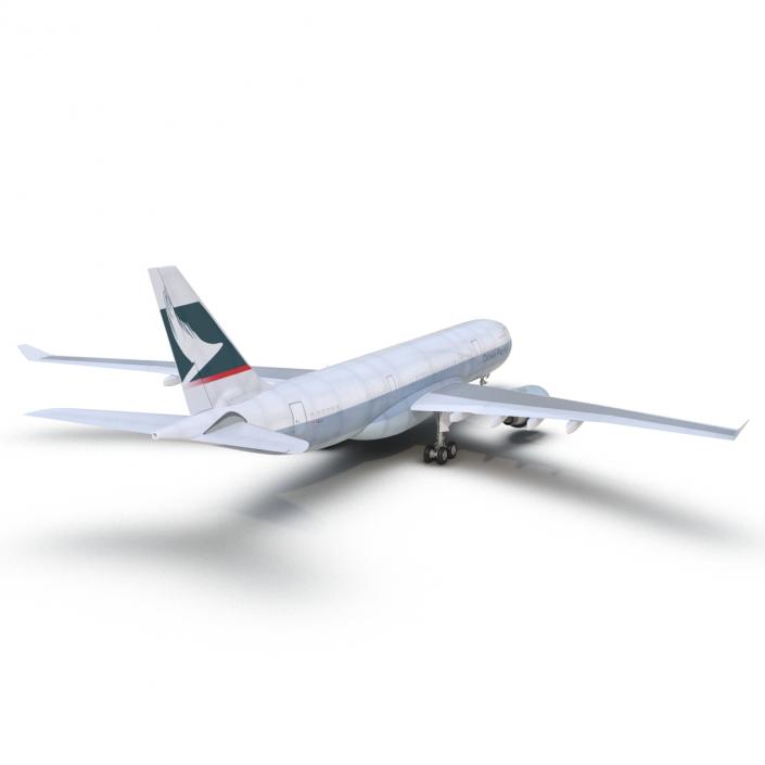 3D model Airbus A330-P2F Cathay Pacific