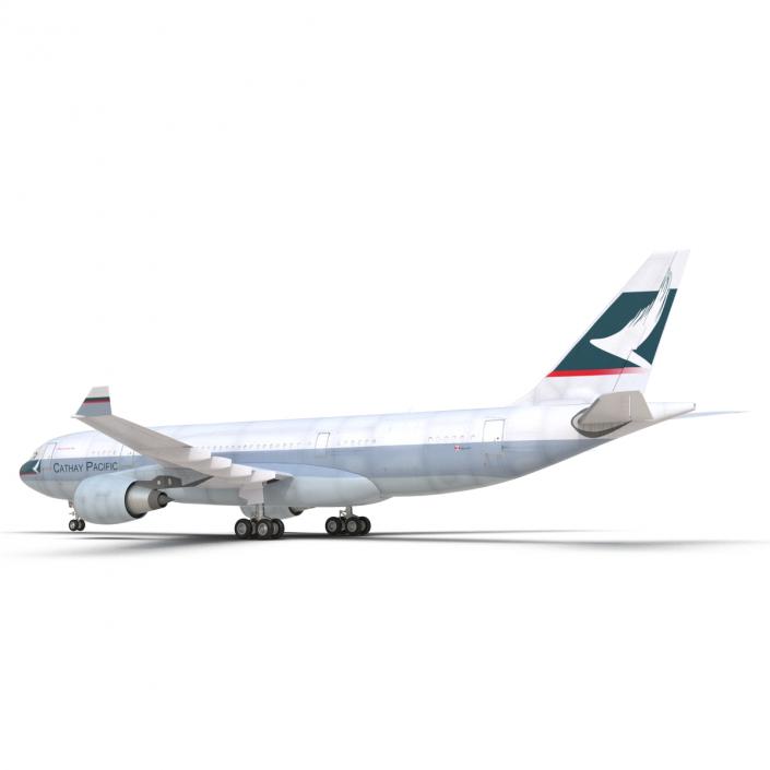 3D model Airbus A330-P2F Cathay Pacific