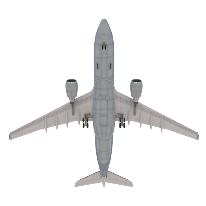 3D model Airbus A330-P2F Cathay Pacific