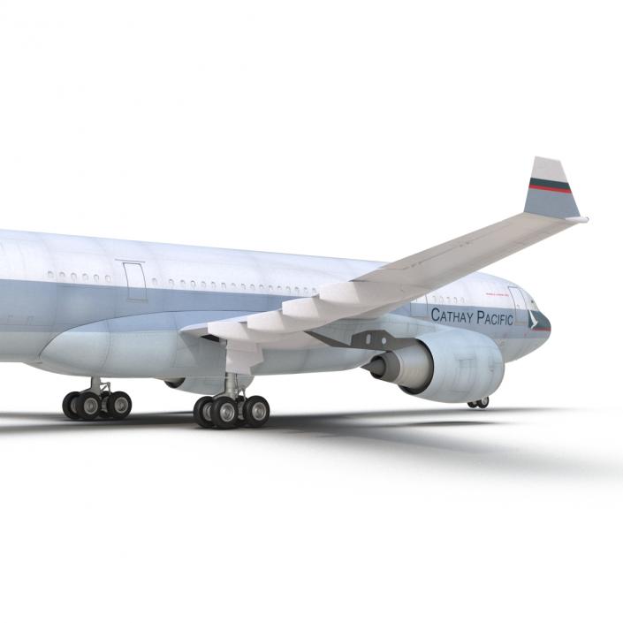 3D model Airbus A330-P2F Cathay Pacific