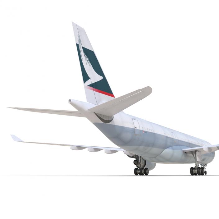 3D model Airbus A330-P2F Cathay Pacific