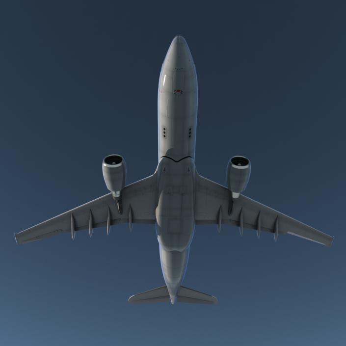 Airbus A330 P2F Cathay Pacific Rigged 3D