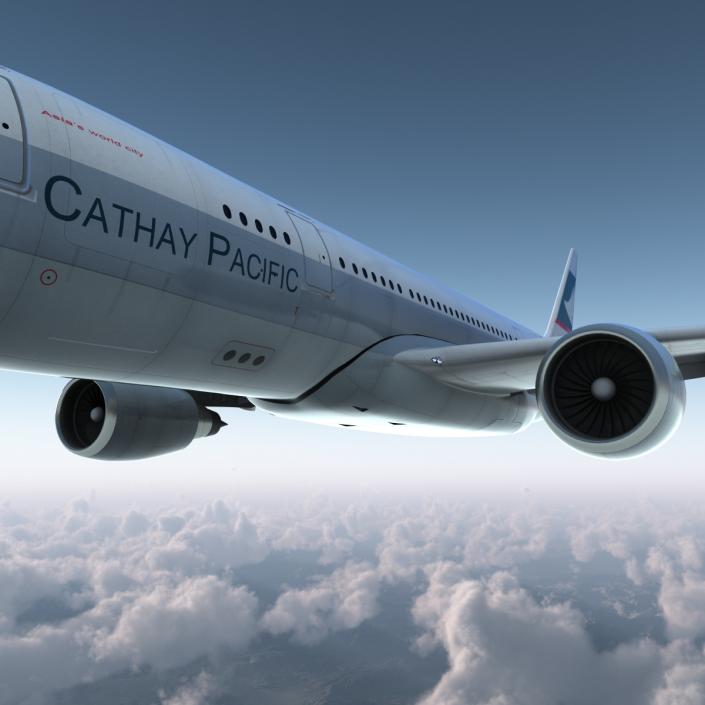 Airbus A330 P2F Cathay Pacific Rigged 3D