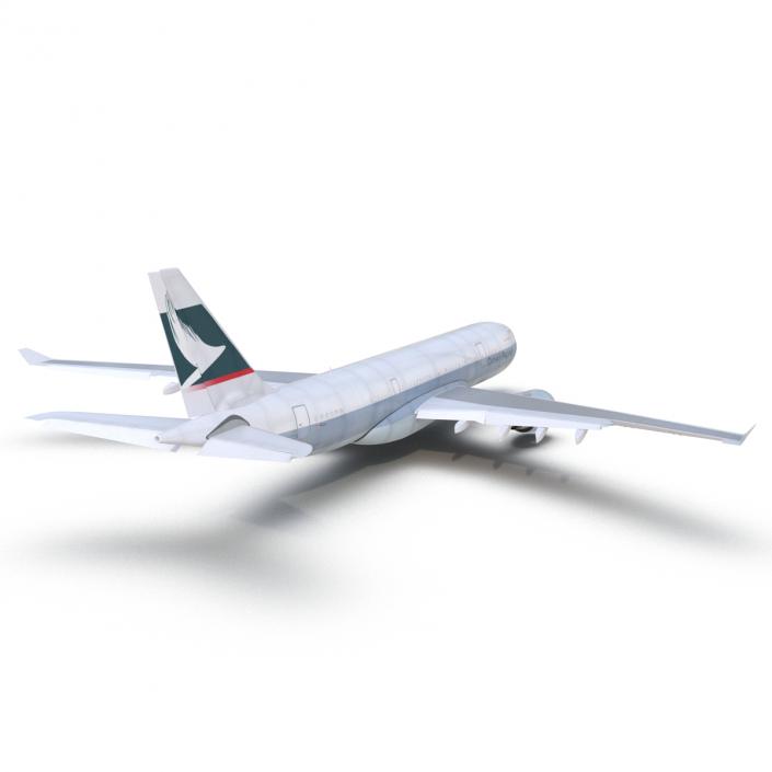 Airbus A330 P2F Cathay Pacific Rigged 3D