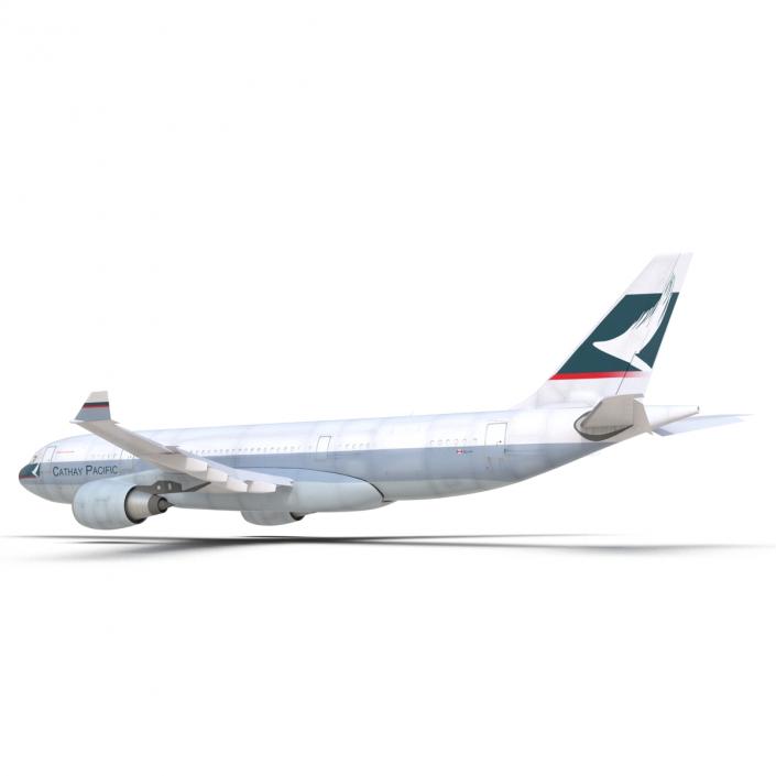 Airbus A330 P2F Cathay Pacific Rigged 3D