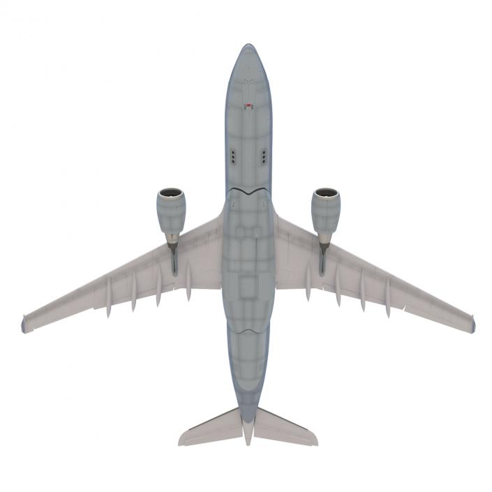 Airbus A330 P2F Cathay Pacific Rigged 3D