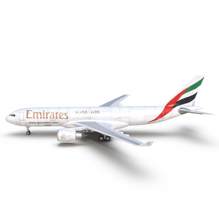 Airbus A330-P2F Emirates 3D model