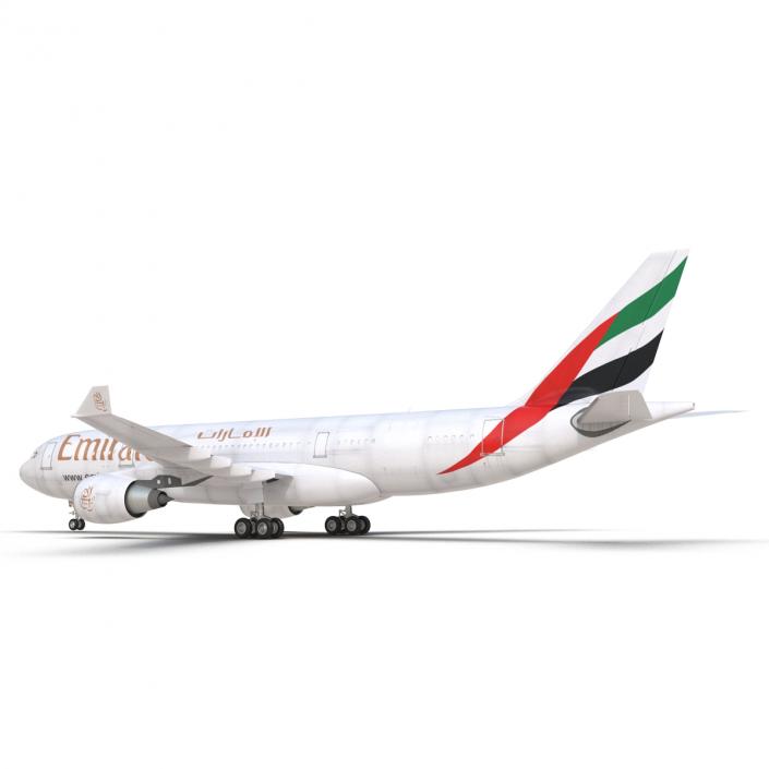 Airbus A330-P2F Emirates 3D model