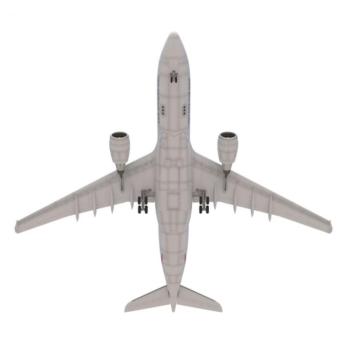 Airbus A330-P2F Emirates 3D model