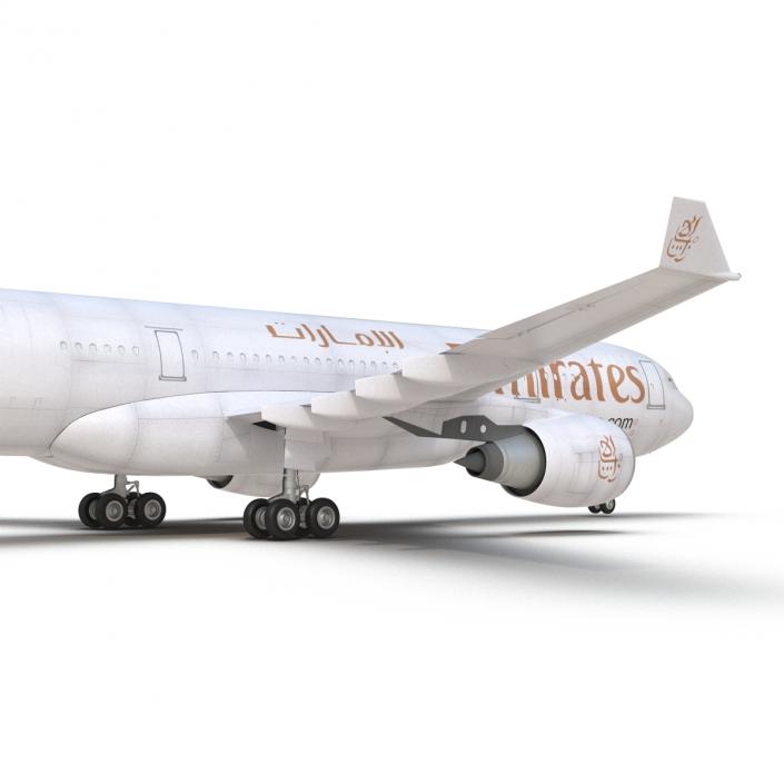 Airbus A330-P2F Emirates 3D model