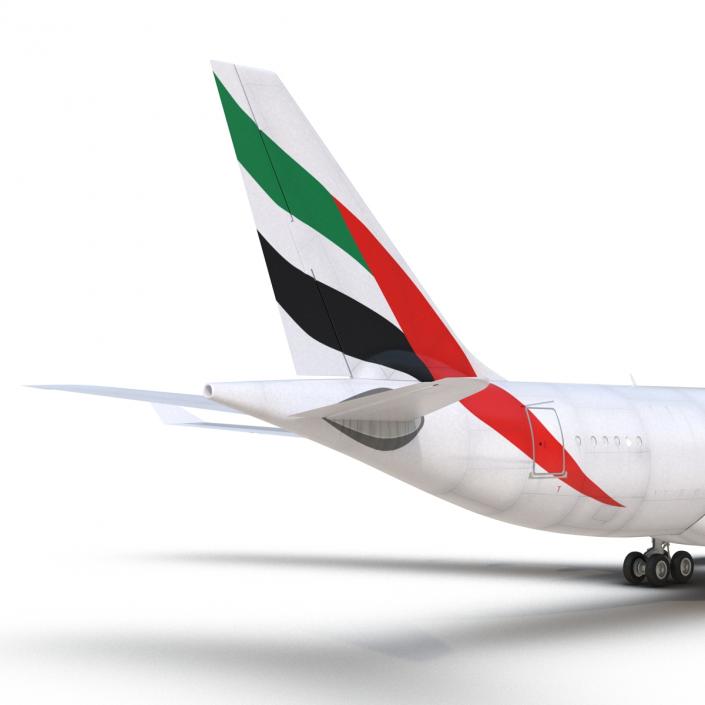 Airbus A330-P2F Emirates 3D model