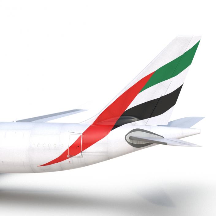 Airbus A330-P2F Emirates 3D model