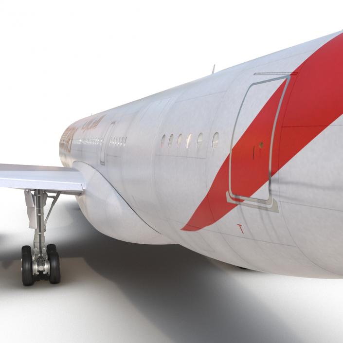 Airbus A330-P2F Emirates 3D model