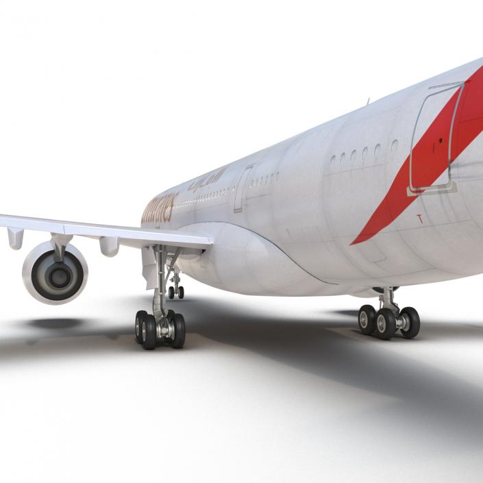 Airbus A330-P2F Emirates 3D model