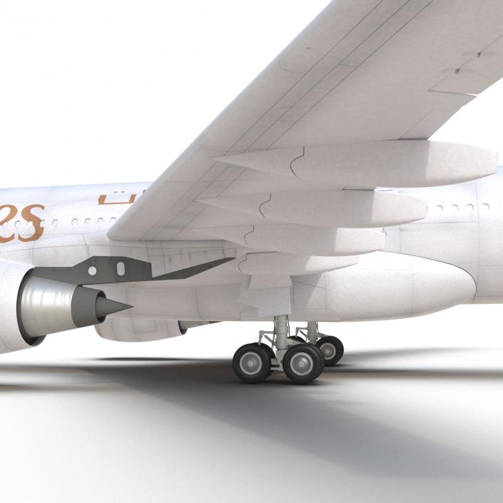 Airbus A330-P2F Emirates 3D model