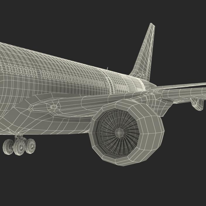 Airbus A330-P2F Emirates 3D model