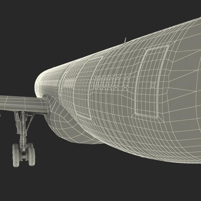 Airbus A330-P2F Emirates 3D model