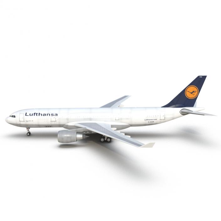 3D model Airbus A330-P2F Lufthansa