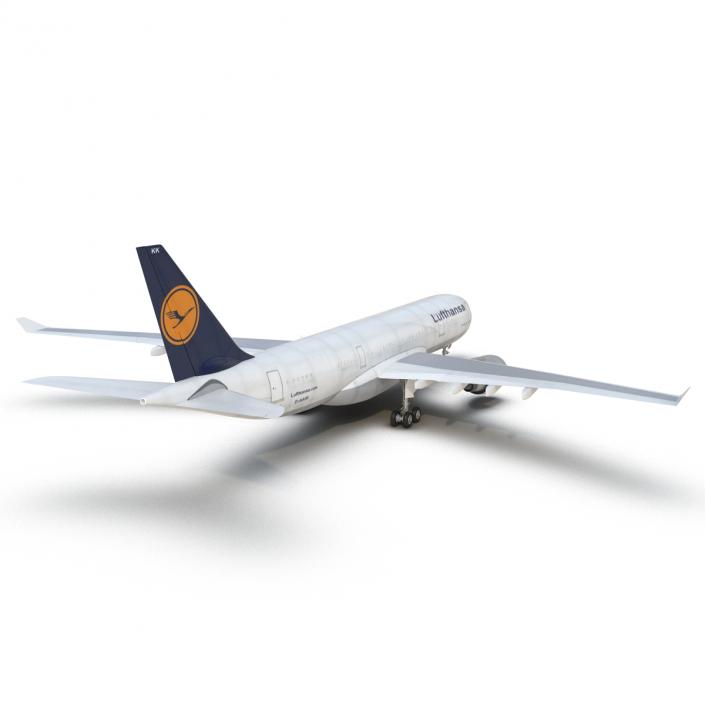 3D model Airbus A330-P2F Lufthansa